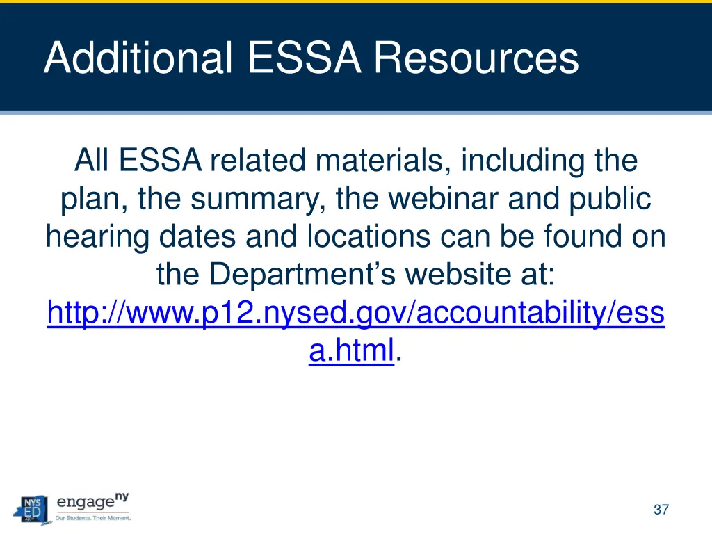 additional essa resources