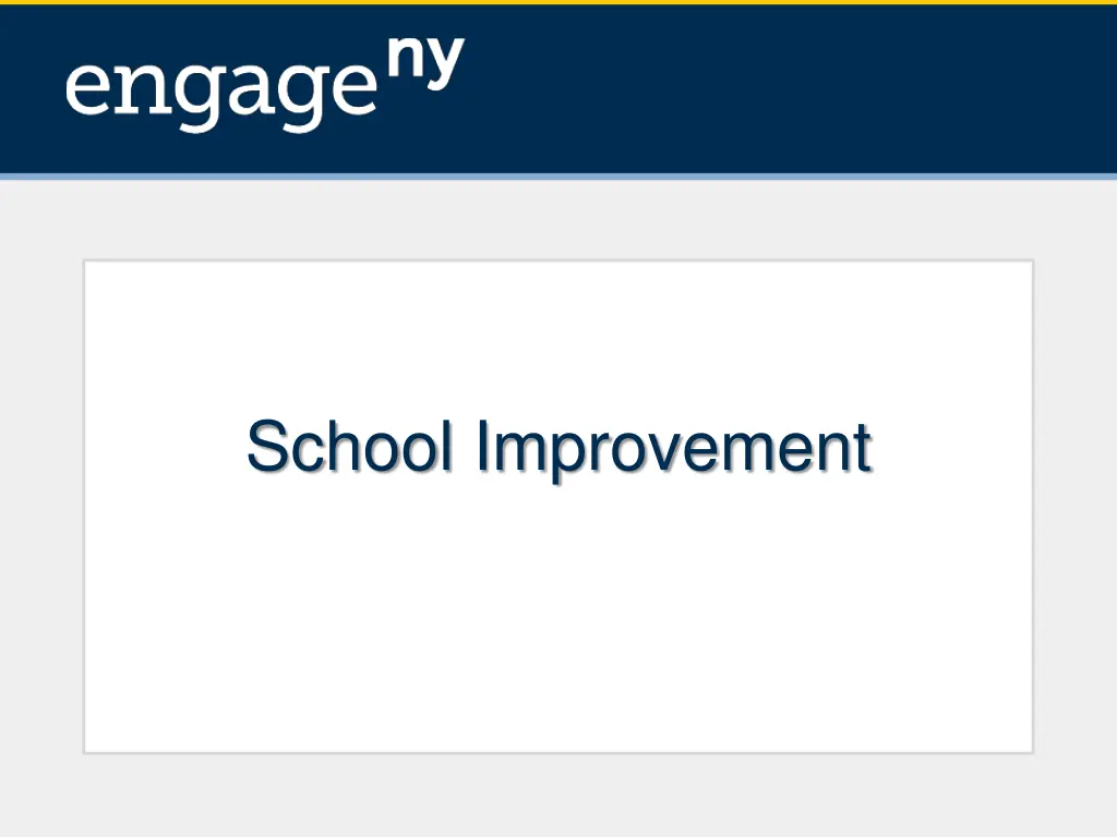 school improvement