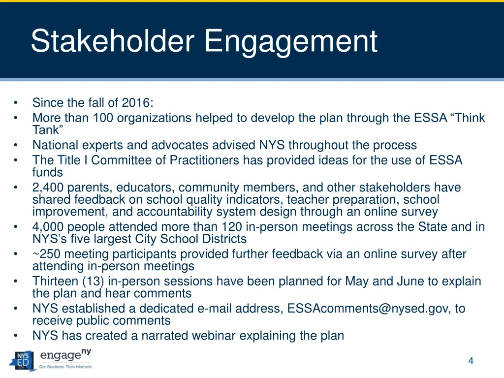 stakeholder engagement