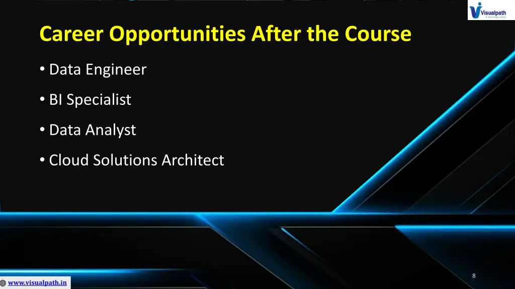 career opportunities after the course