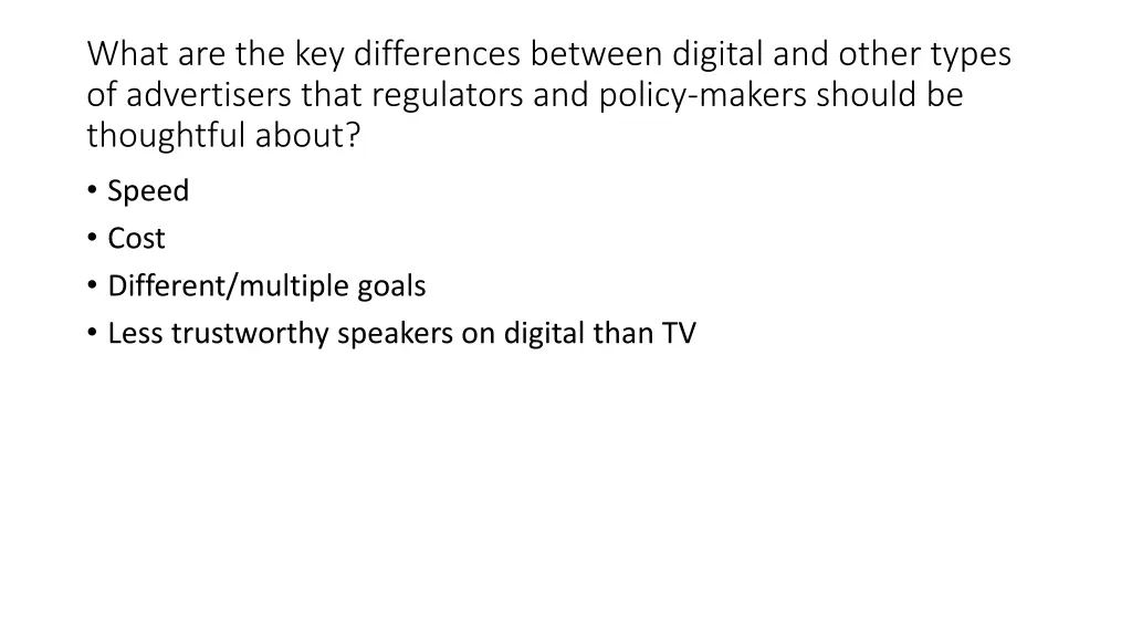 what are the key differences between digital