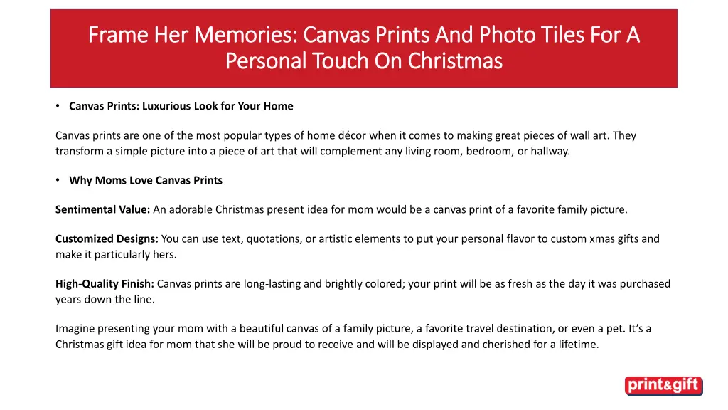 frame her memories canvas prints and photo tiles 2