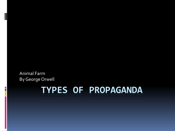 animal farm by george orwell