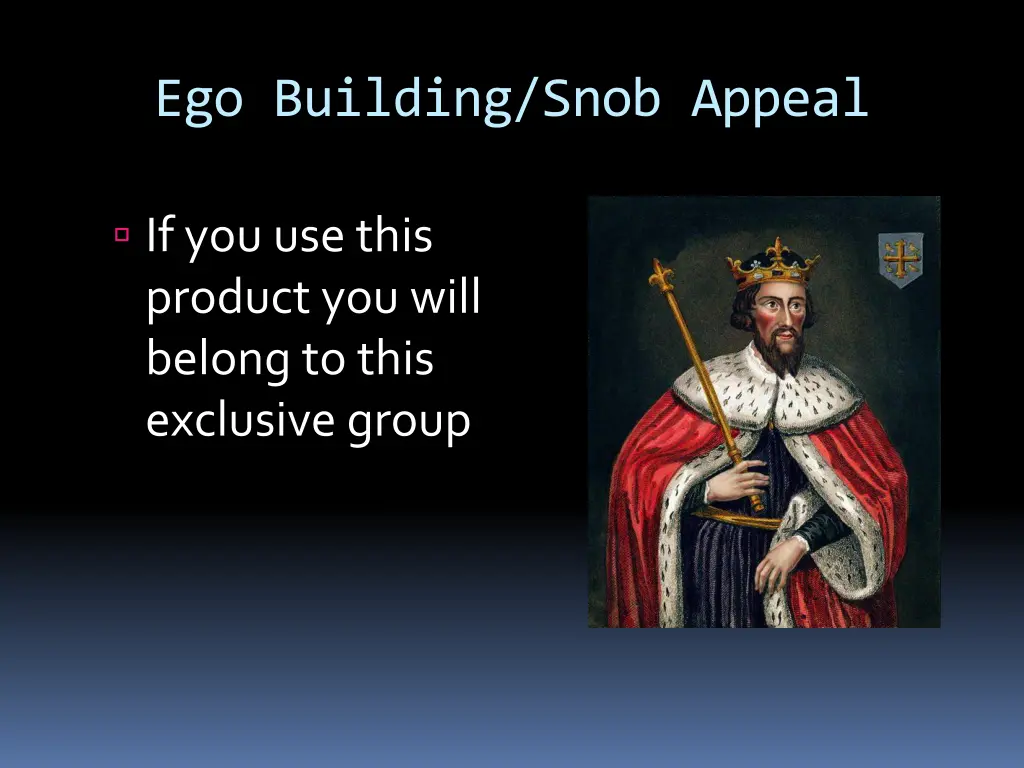 ego building snob appeal