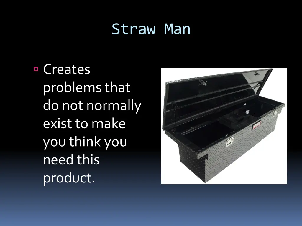 straw man