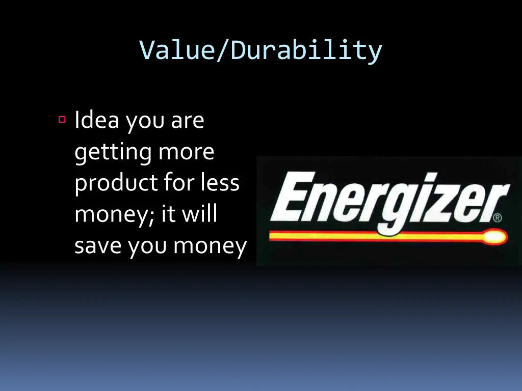 value durability