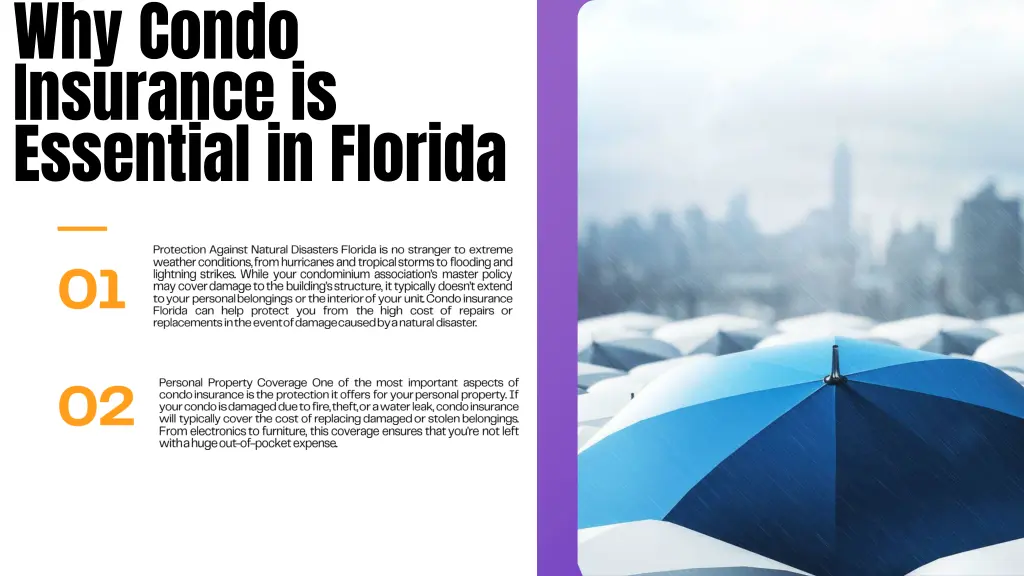 why condo insurance is essential in florida