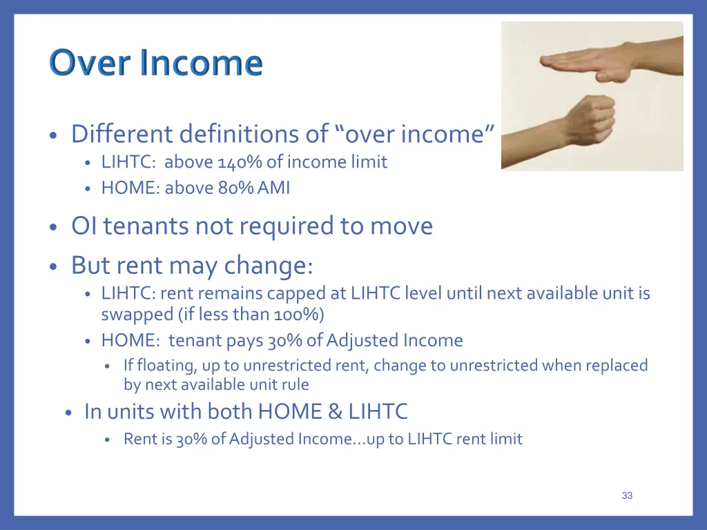 different definitions of over income lihtc above