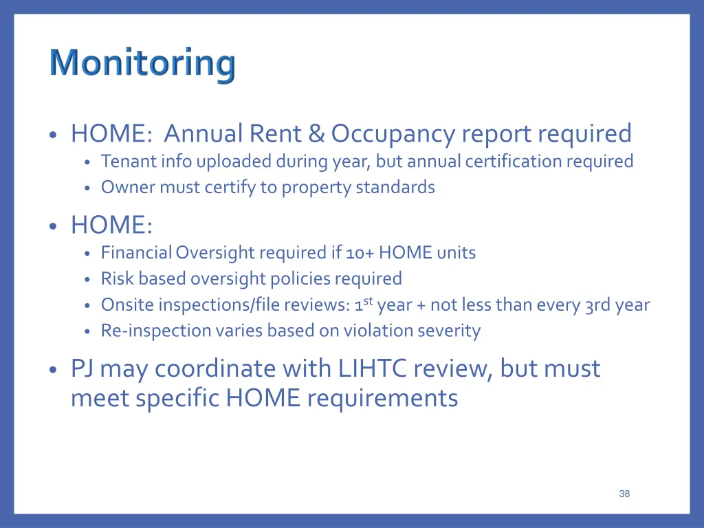 home annual rent occupancy report required tenant