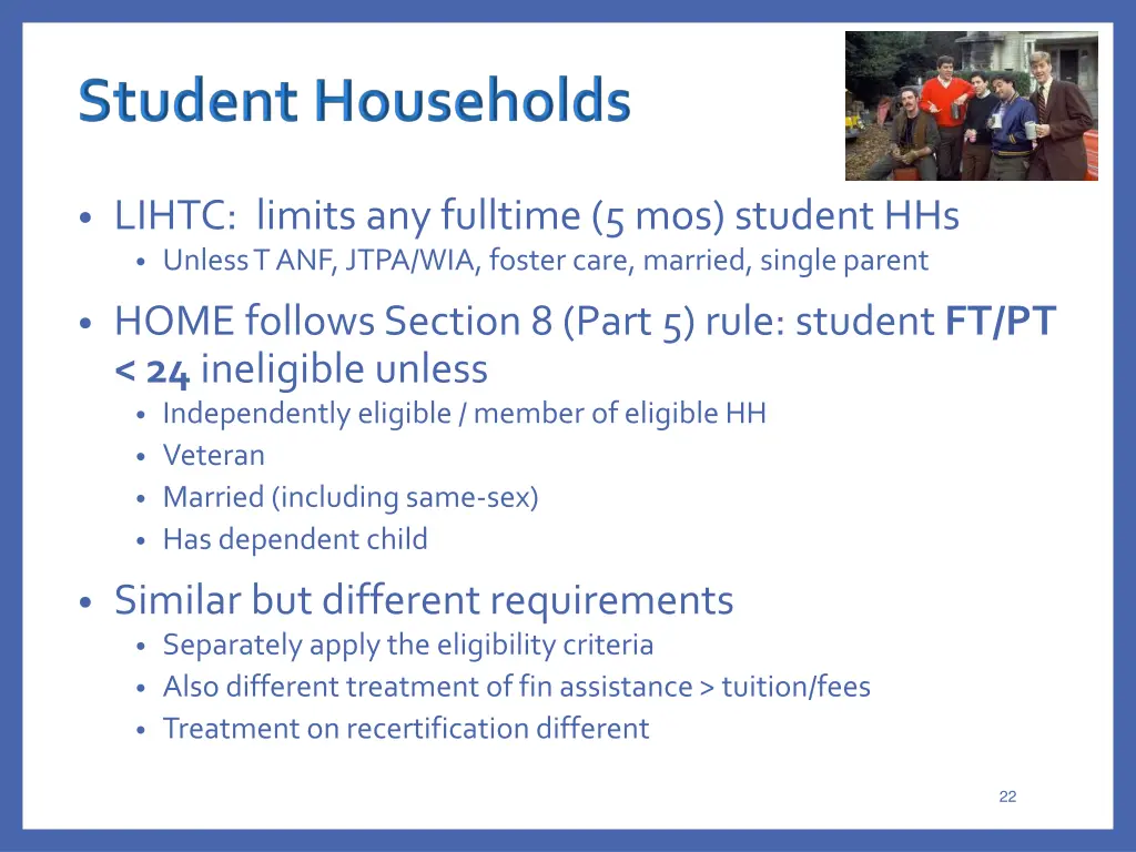 lihtc limits any fulltime 5 mos student