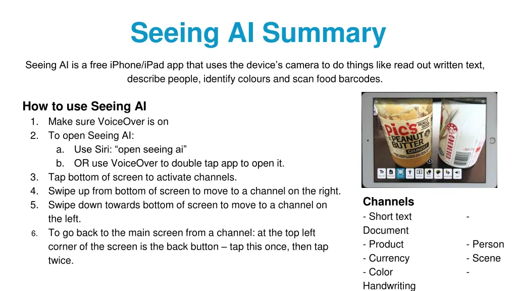 seeing ai summary