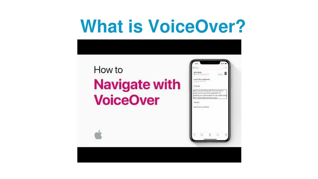 what is voiceover