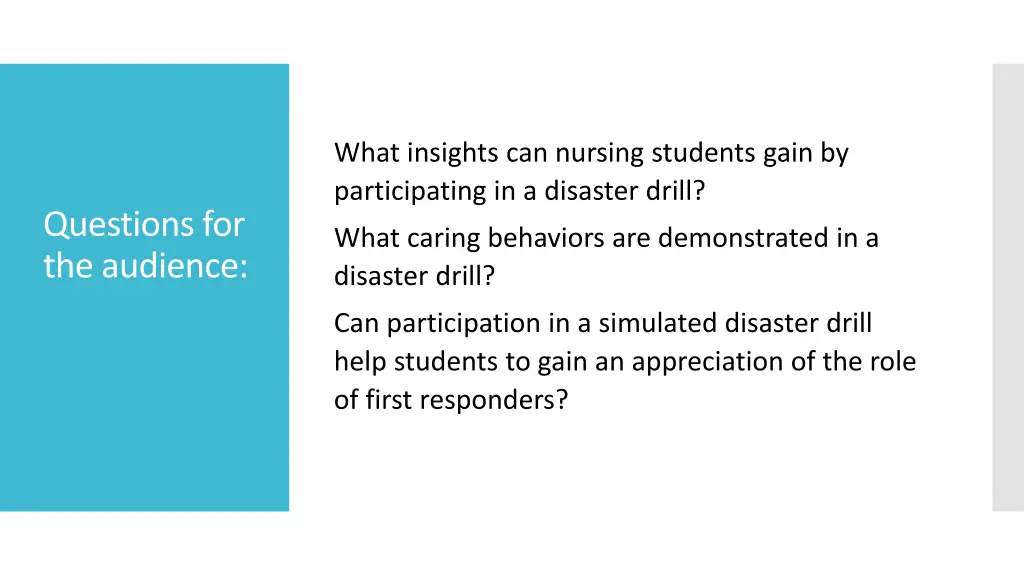 what insights can nursing students gain