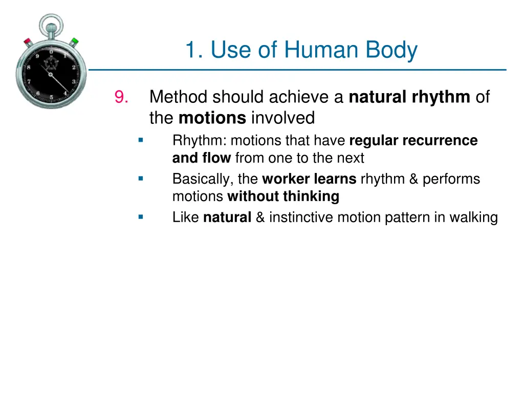 1 use of human body 5