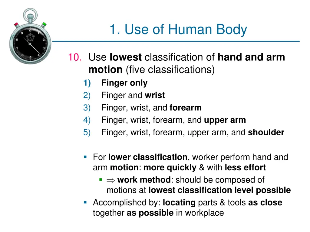 1 use of human body 6