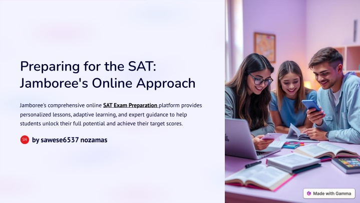 preparing for the sat jamboree s online approach