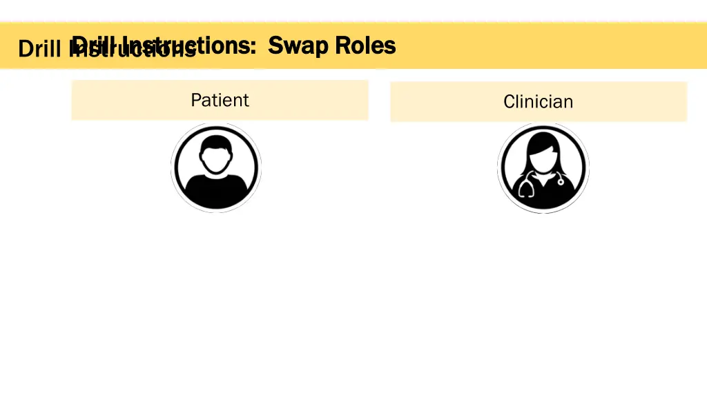 drill instructions swap roles drill instructions