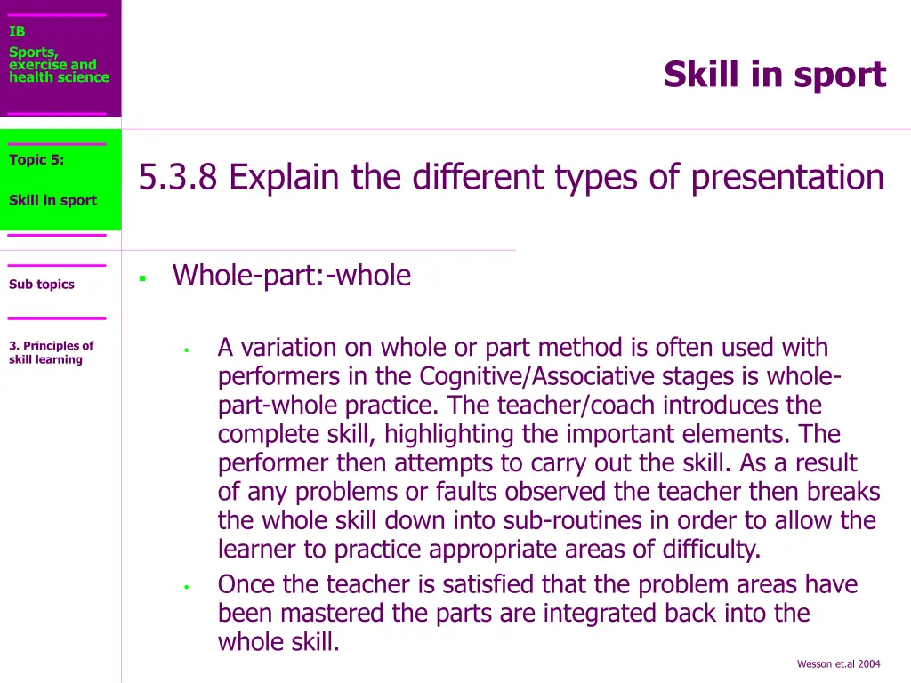 ib sports exercise and health science 37