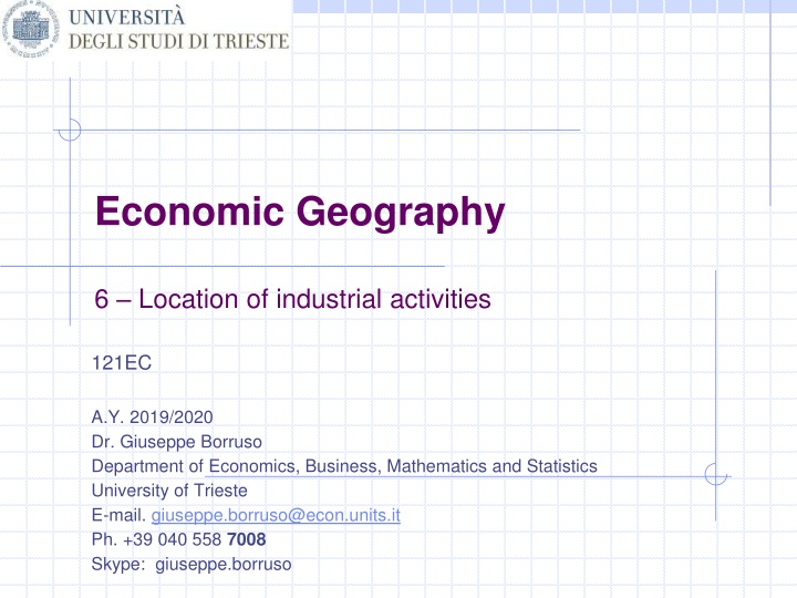 economic geography