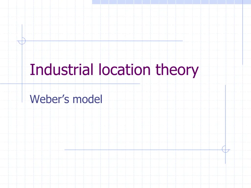 industrial location theory