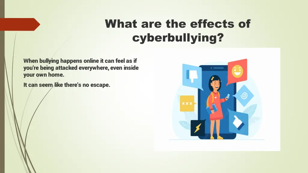 what are the effects of cyberbullying