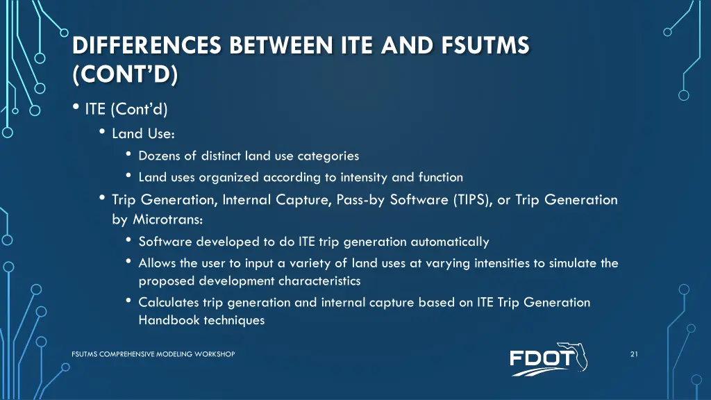 differences between ite and fsutms cont 2