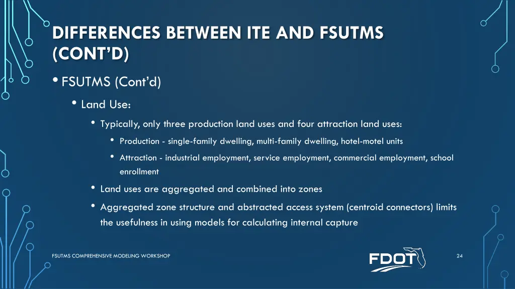 differences between ite and fsutms cont d fsutms 2