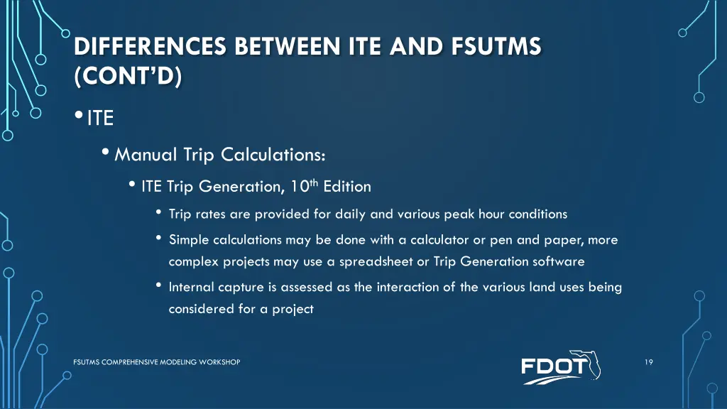 differences between ite and fsutms cont