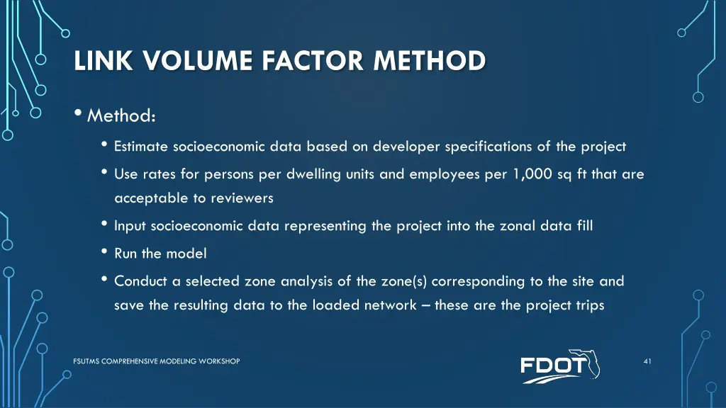 link volume factor method 1