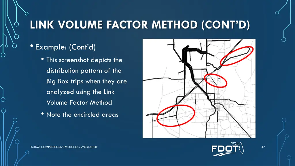 link volume factor method cont d 5