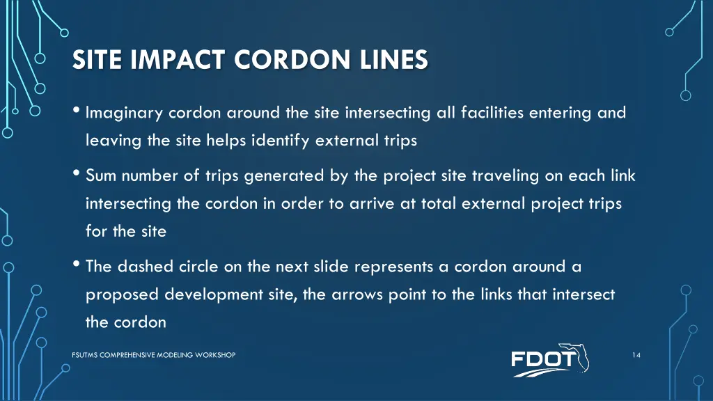 site impact cordon lines