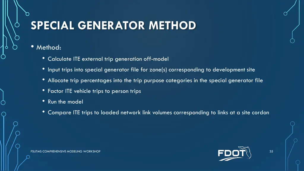 special generator method 1