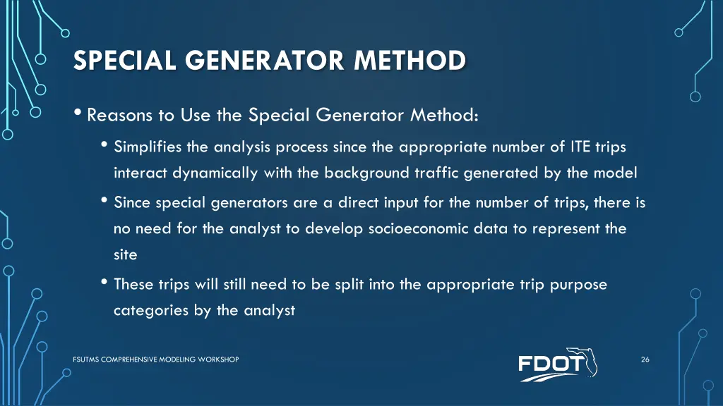 special generator method