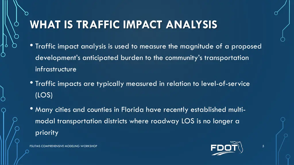 what is traffic impact analysis