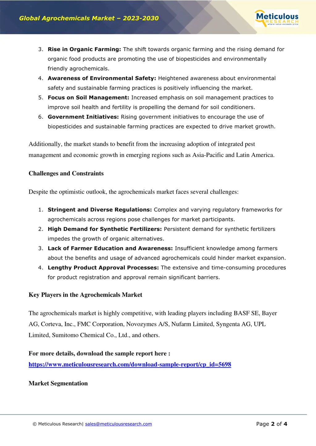 global agrochemicals market 2023 2030 1