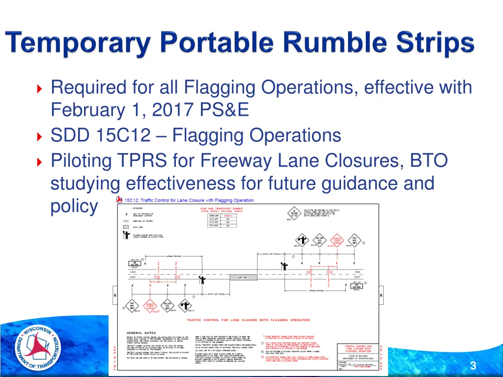 required for all flagging operations effective