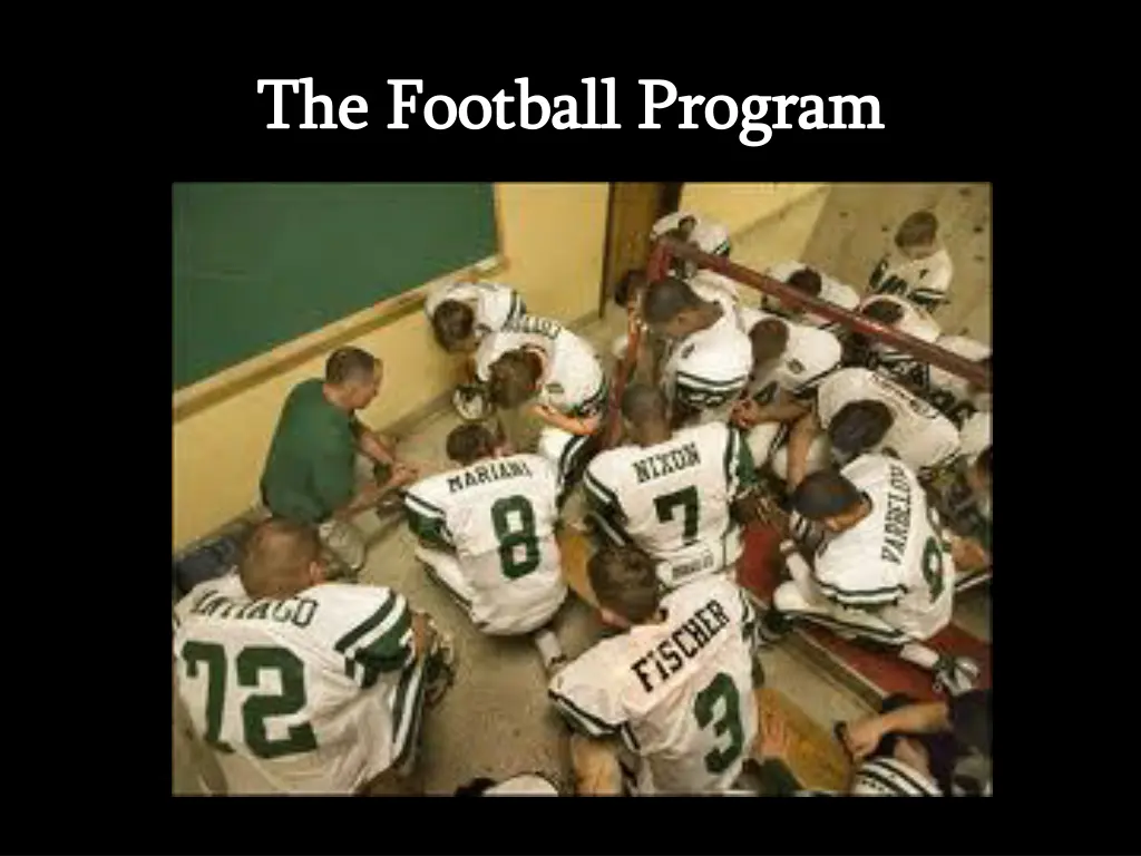 the football program the football program