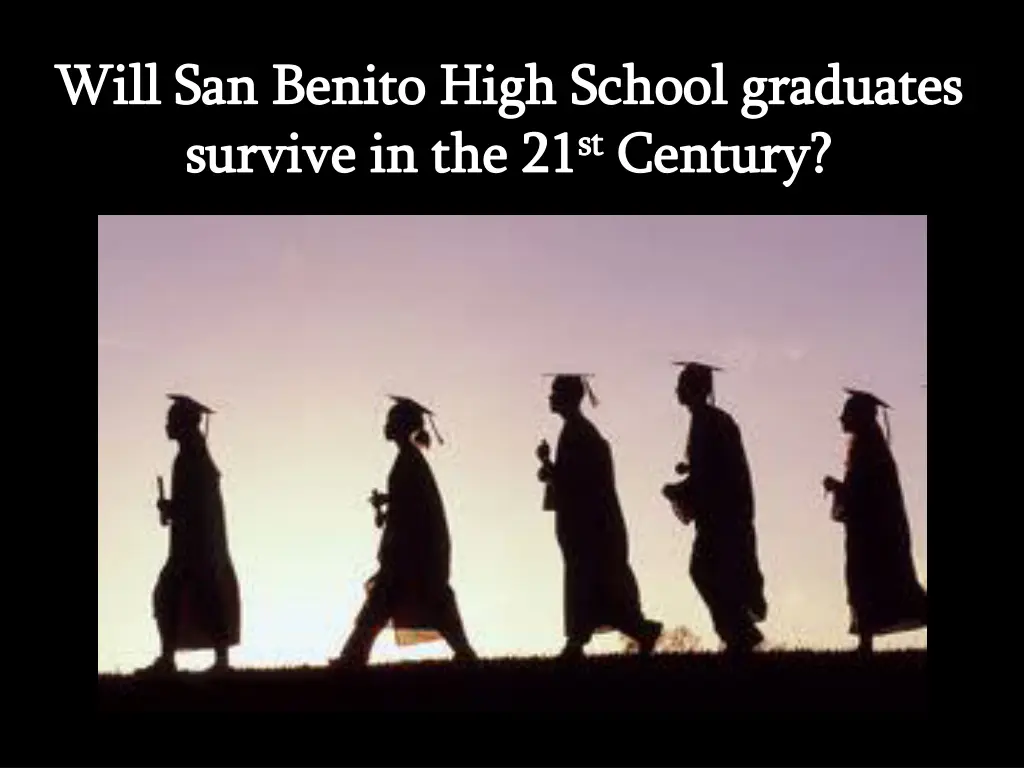 will san benito high school graduates will