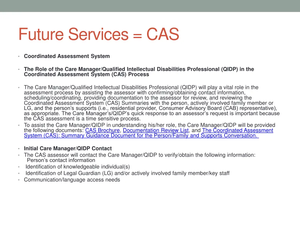 future services cas