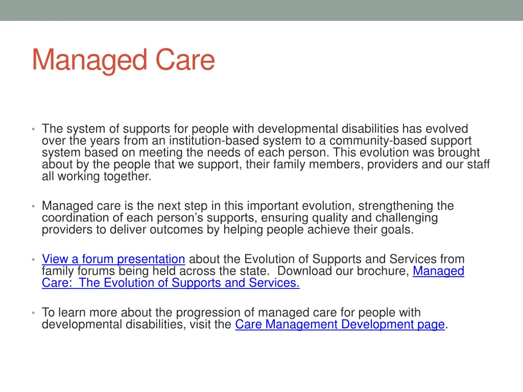 managed care