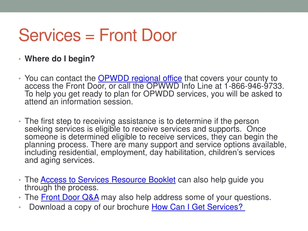 services front door 1