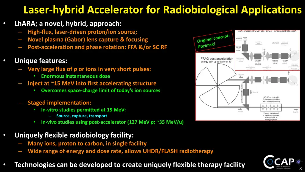 laser hybrid accelerator for radiobiological 1