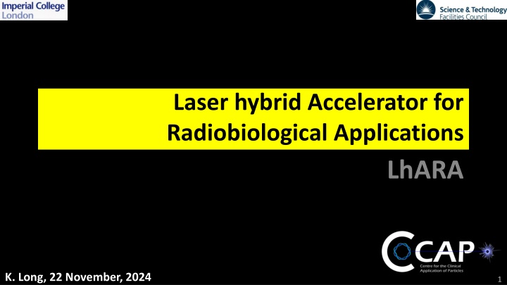 laser hybrid accelerator for radiobiological