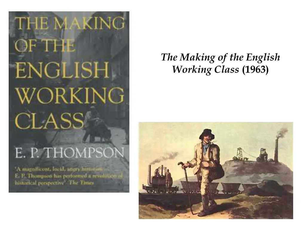 the making of the english working class 1963