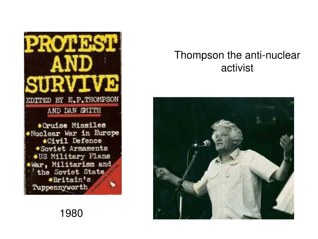 thompson the anti nuclear activist