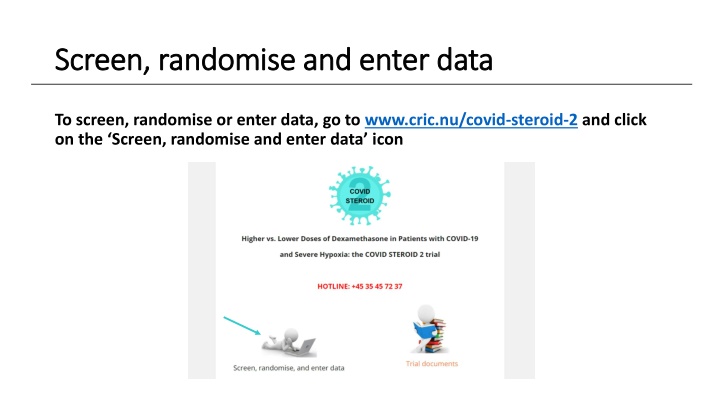 screen screen randomise randomise and enter data