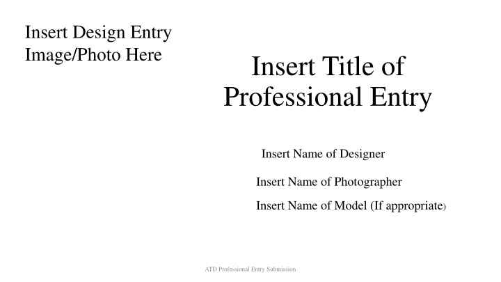 insert design entry image photo here