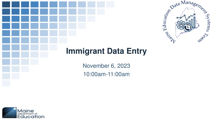 immigrant data entry