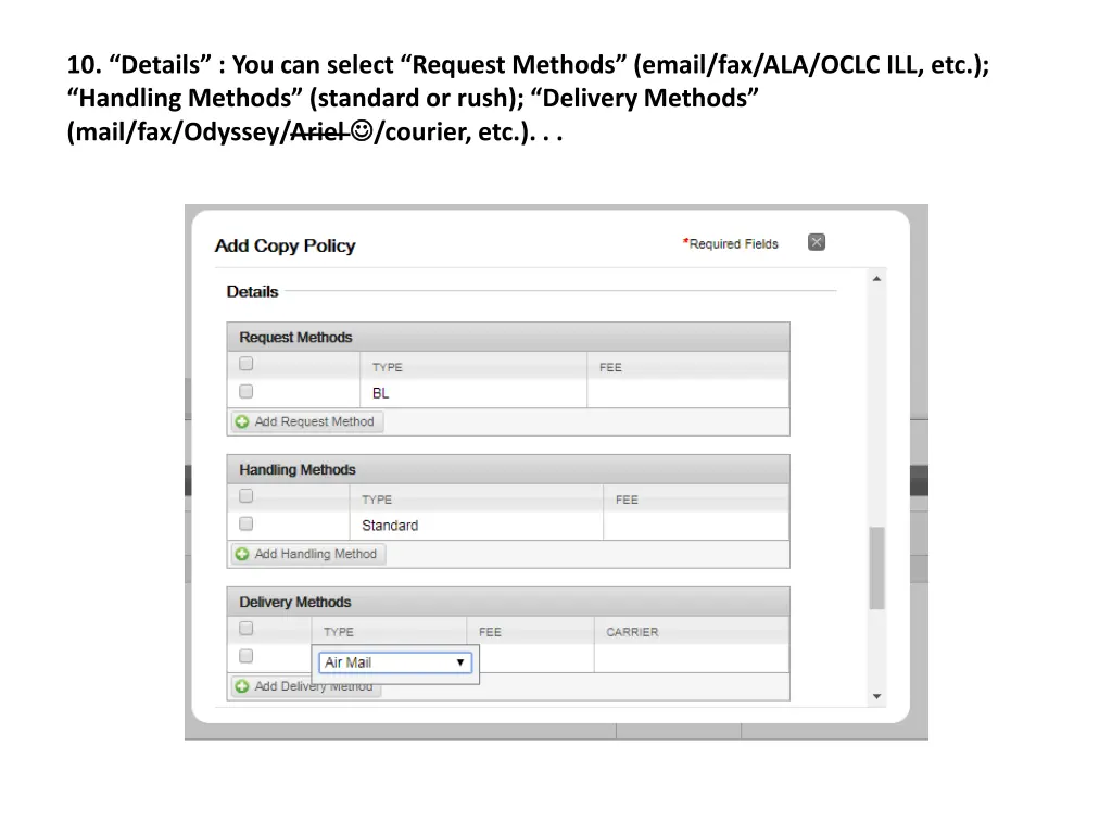 10 details you can select request methods email