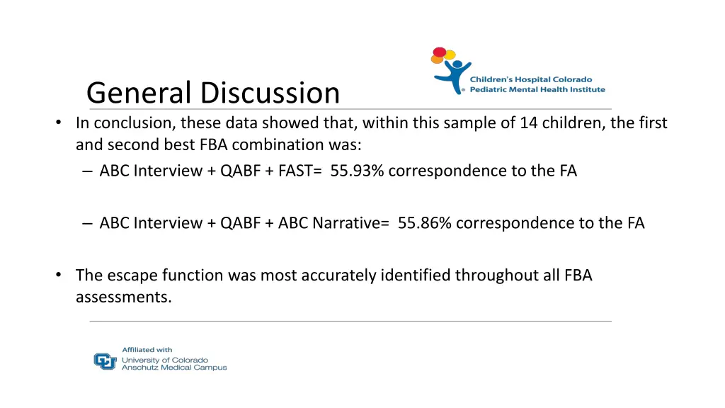 general discussion in conclusion these data